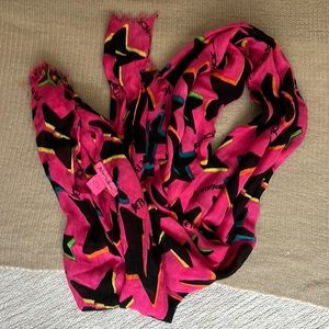 Betsey Johnson Star Print Scarf - Pink
